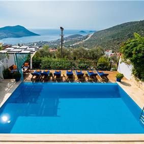 7 Bedroom Villa with Pool in Kalkan, Sleeps 14
